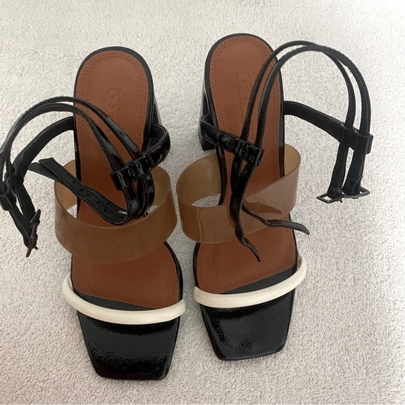 ASOS DESIGN Women’s Native Triple Strap Block Heeled Sandals Size UK 3/US 5 NWOT - Picture 7 of 10